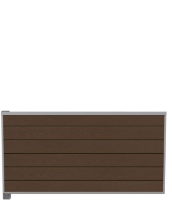 Wimex Fag Glyngøre Superb T90  -profil Wpc Teak Galv  Stolpe  -skinne 900   1893 Mm
