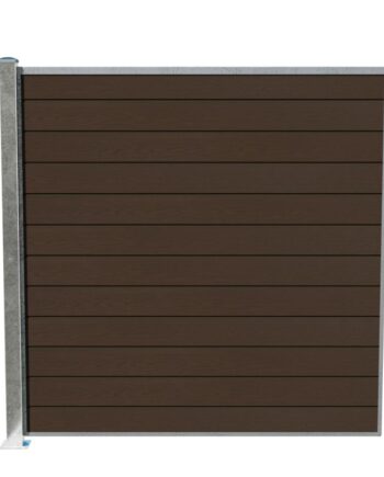 Wimex Fag Glyngøre Superb T180  -profil Wpc Teak Galv  Stolpe   Fod 1800   1893 Mm