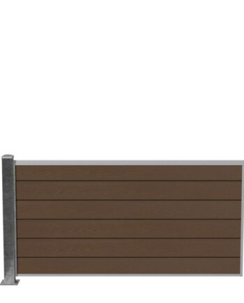 Wimex Fag Glyngøre Superb T90  -profil Wpc Teak Galv  Stolpe   Fod 900   1893 Mm