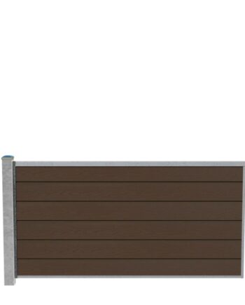 Wimex Fag Glyngøre Superb T90  -profil Wpc Teak Galv  Stolpe 900   1893 Mm