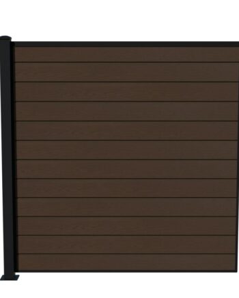 Wimex Fag Glyngøre Superb T180  -profil Wpc Teak Pulverlak Stolpe    Fod 1800   1893