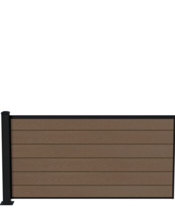 Wimex Fag Glyngøre Superb T90  -profil Wpc Teak Pulverlak Stolpe    Fod 900   1893 Mm