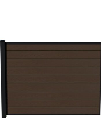 Wimex Fag Glyngøre Superb T140  -profil Wpc Teak Pulverlak Stolpe 1400   1893 Mm