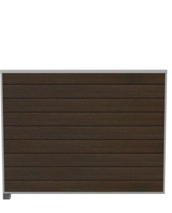Wimex Fag Livø Prime T140  -profil Wpc Matbrun Galv  Stolpe  -skinne 1400   1893 Mm