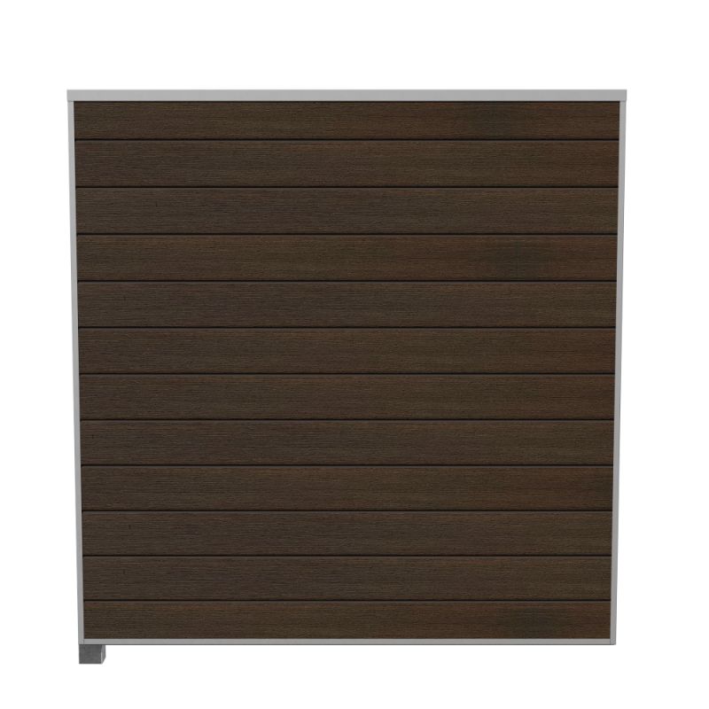 Wimex Fag Livø Prime T180 -profil Wpc Matbrun Galv Stolpe -skinne 1800 1893 Mm
