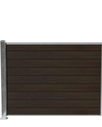 Wimex Fag Livø Prime T140  -profil Wpc Matbrun Galv  Stolpe   Fod 1400   1893 Mm