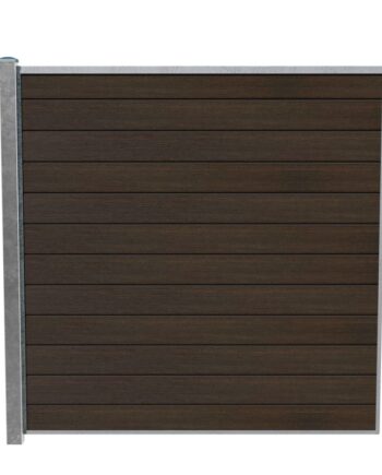 Wimex Fag Livø Prime T180  -profil Wpc Matbrun Galv  Stolpe 1800   1893 Mm