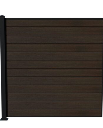 Wimex Fag Livø Prime T180  -profil Wpc Matbrun Pulverlak Stolpe    Fod 1800   1893 Mm