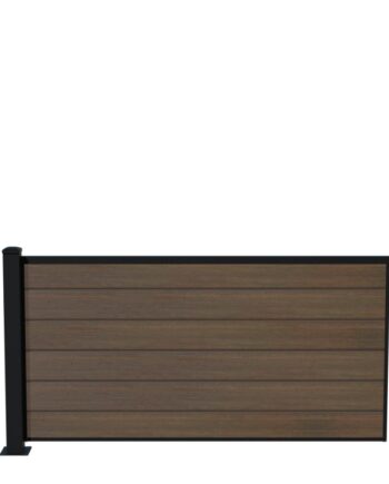 Wimex Fag Livø Prime T90  -profil Wpc Matbrun Pulverlak Stolpe    Fod 900   1893 Mm