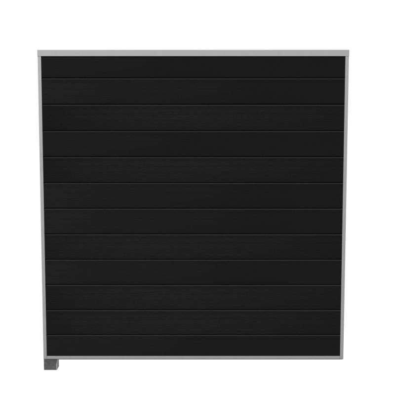 Wimex Fag Livø Prime T180 -profil Wpc Matsort Galv Stolpe -skinne 1800 1893 Mm