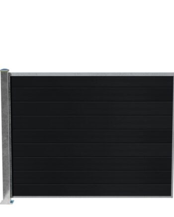 Wimex Fag Livø Prime T140  -profil Wpc Matsort Galv  Stolpe   Fod 1400   1893 Mm