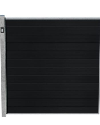 Wimex Fag Livø Prime T180  -profil Wpc Matsort Galv  Stolpe    Lys