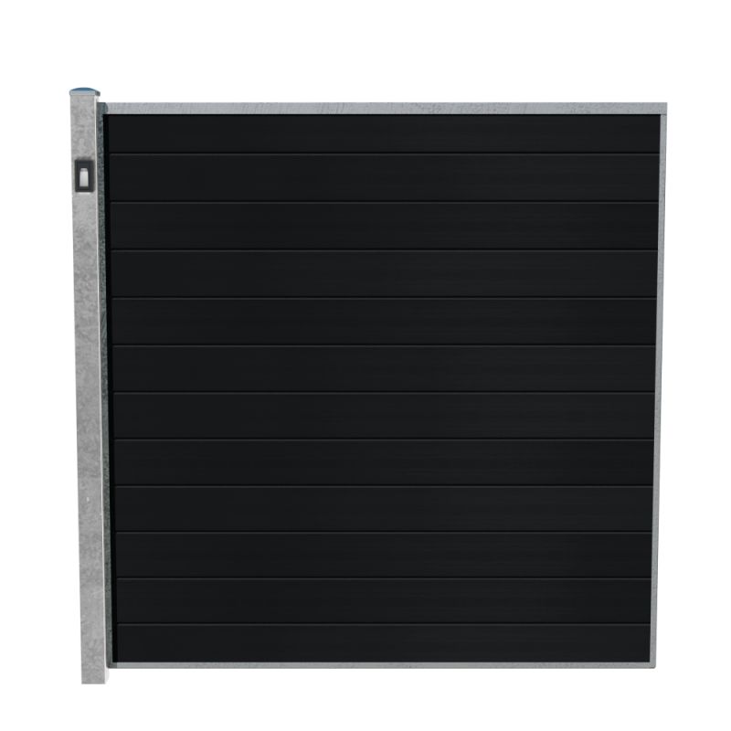 Wimex Fag Livø Prime T180 -profil Wpc Matsort Galv Stolpe Lys