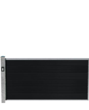 Wimex Fag Livø Prime T90  -profil Wpc Matsort Galv  Stolpe    Lys