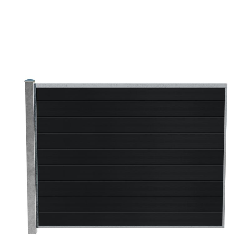 Wimex Fag Livø Prime T140 -profil Wpc Matsort Galv Stolpe 1400 1893 Mm