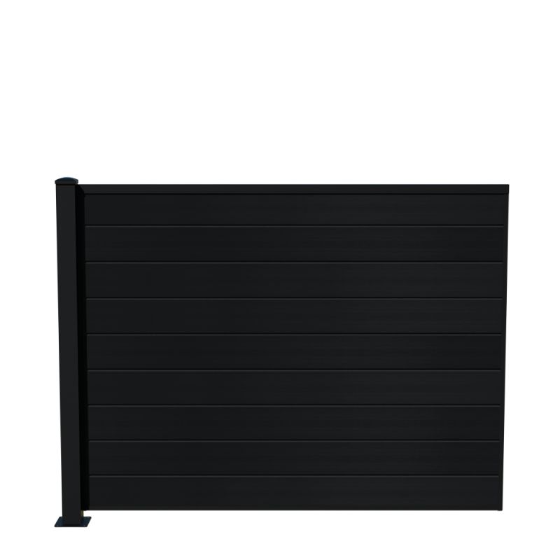 Wimex Fag Livø Prime T140 -profil Wpc Matsort Pulverlak Stolpe Fod 1400 1893 Mm