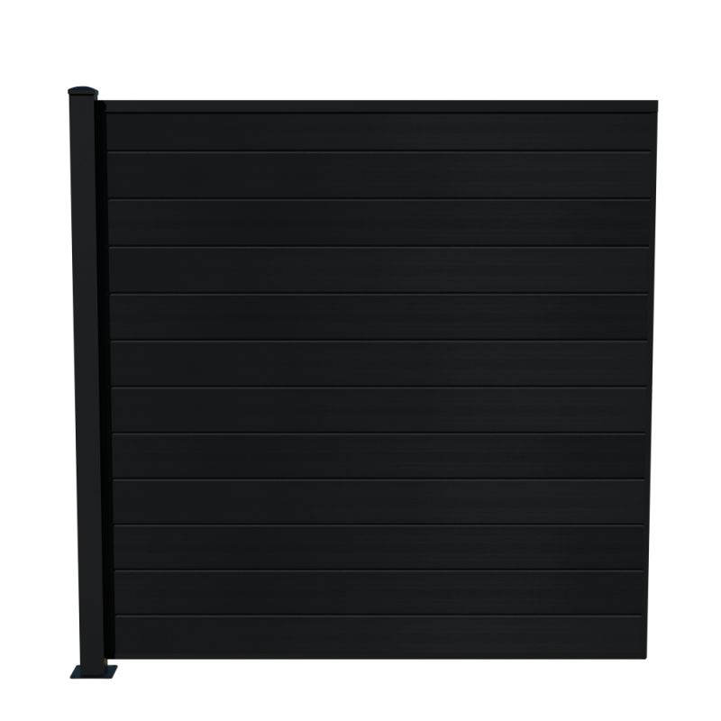 Wimex Fag Livø Prime T180 -profil Wpc Matsort Pulverlak Stolpe Fod 1800 1893 Mm