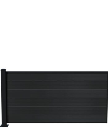 Wimex Fag Livø Prime T90  -profil Wpc Matsort Pulverlak Stolpe    Fod 900   1893 Mm