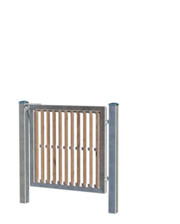Wimex Låge Trend Lamelhegn Termotræ Galv  Stolpe 1020   1190 Mm