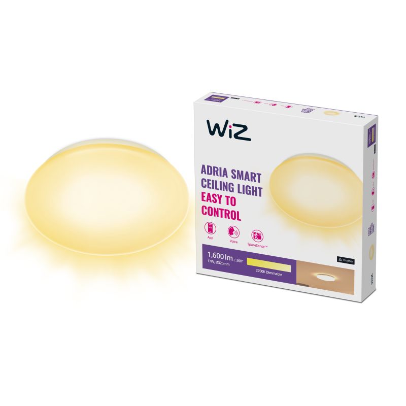 Wiz Adria Ceiling 17w Rd 2700k Dim