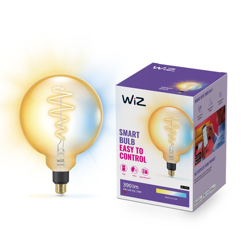 Wiz Pære Filament Rav E27 25w 929003018101