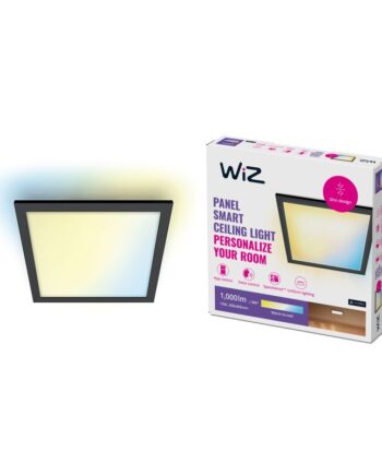 Wiz Panel Ceiling Sq 12w Black 27-65k Tw