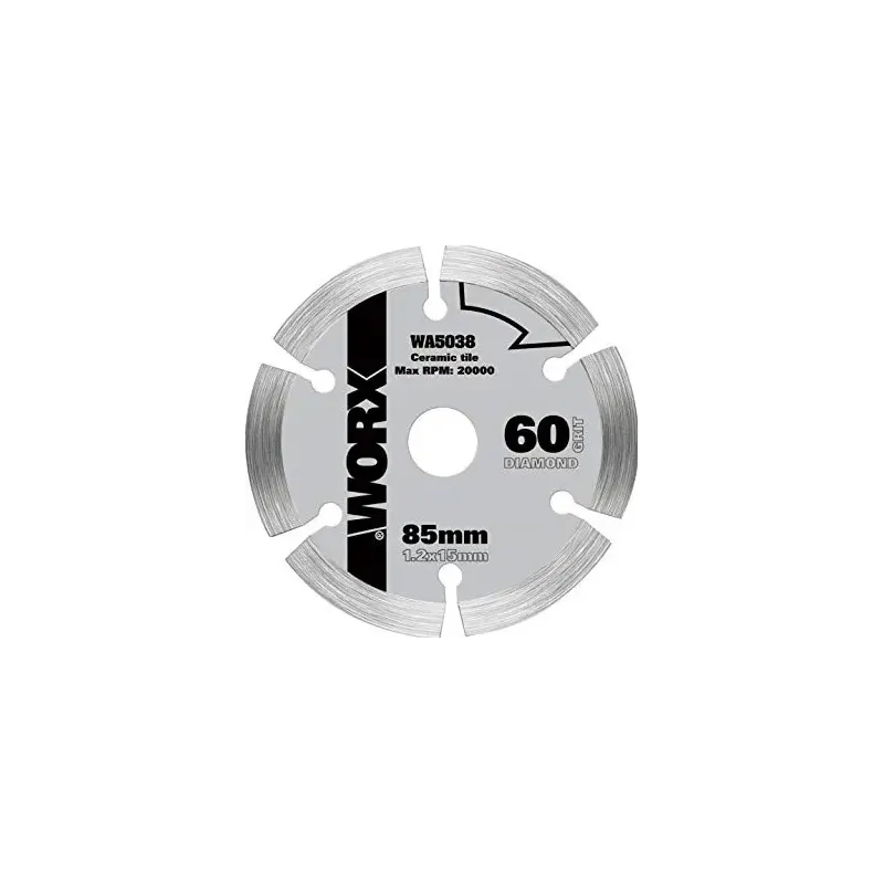 Worx 85mm 60t Rundsavsklinge  Diamant