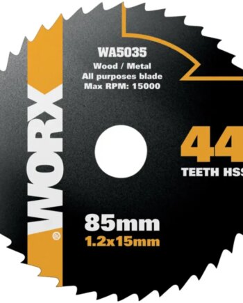 Worx 85mm 44t Rundsavsklinge Til Metal