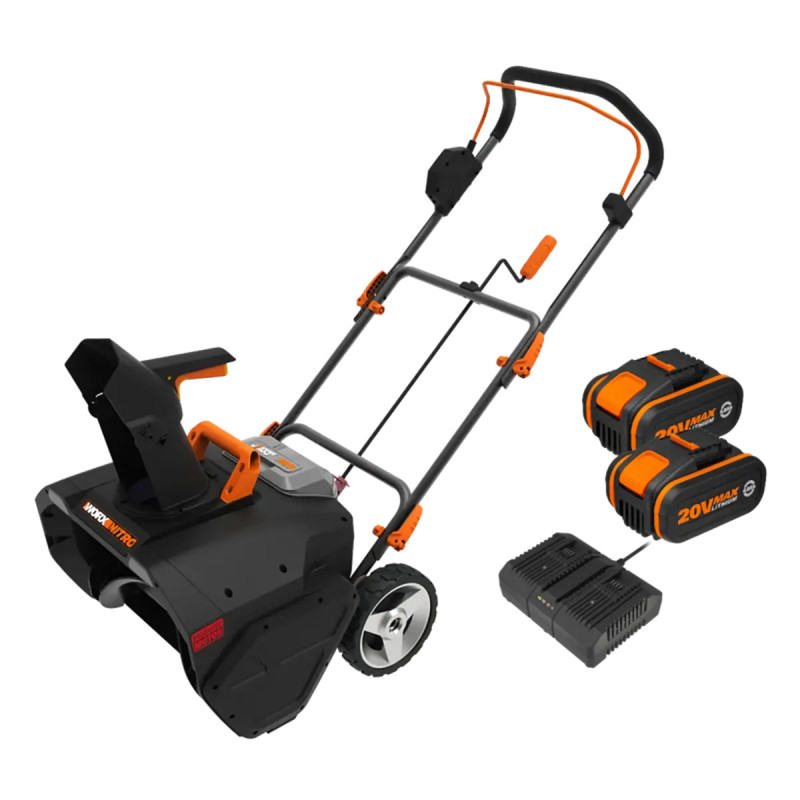 Worx 40v Batteridrevet Sneslynge Wg471e