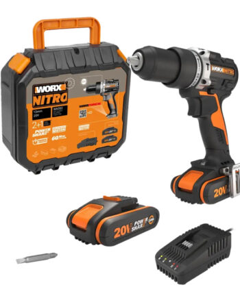Worx 20v Powershare 60nm Kulfri Borehammer   Wx352