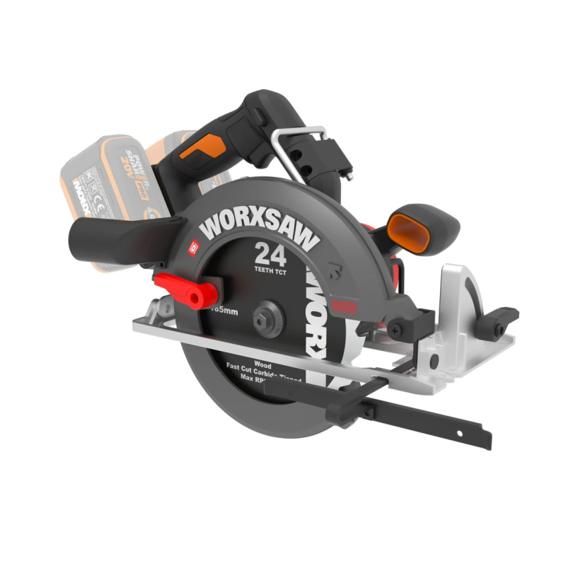 Worx 20v Powershare Rundsav 190 Mm 2x20v Solo Wx533