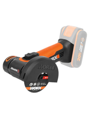 Worx 20v Powershare Vinkelsliber 76 Mm   Solo   Wx805