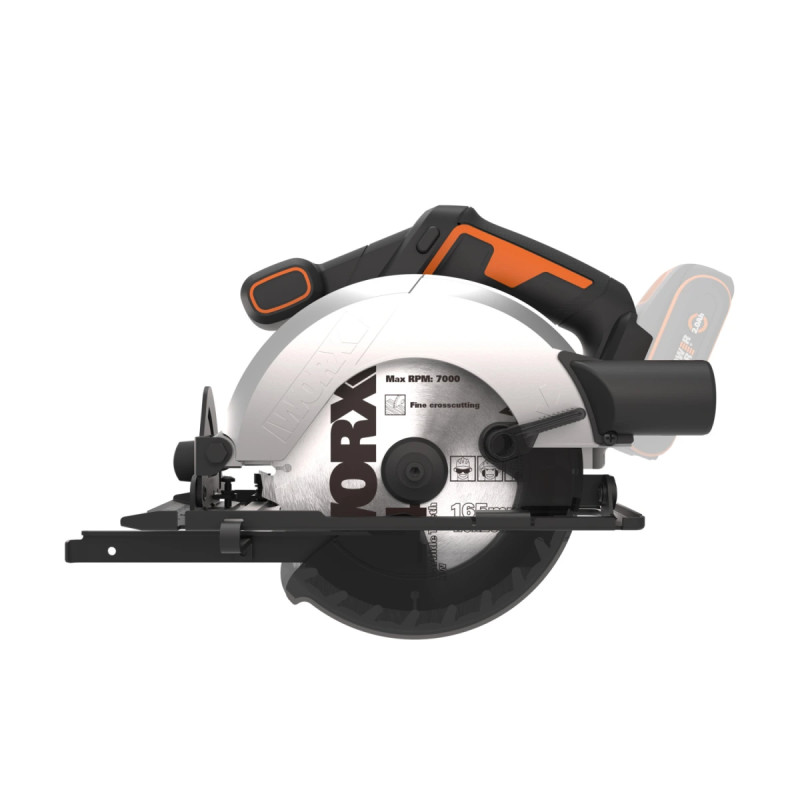 Worx 20v Rundsav 165 Mm Solo Wx526