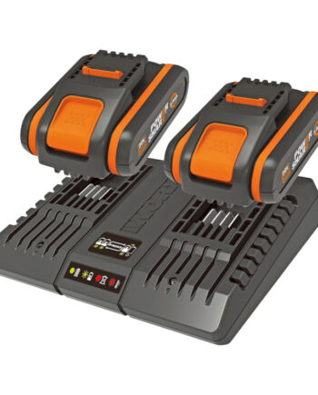 Worx 20v Startsæt           Ah Batteri   Dobbeltlader   Wa3610