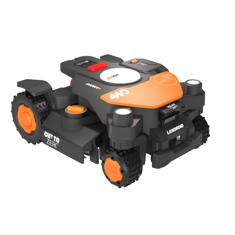 Worx Vision Cloud 4wd Rtk Robotplæneklipper 000 M2 Wr344e