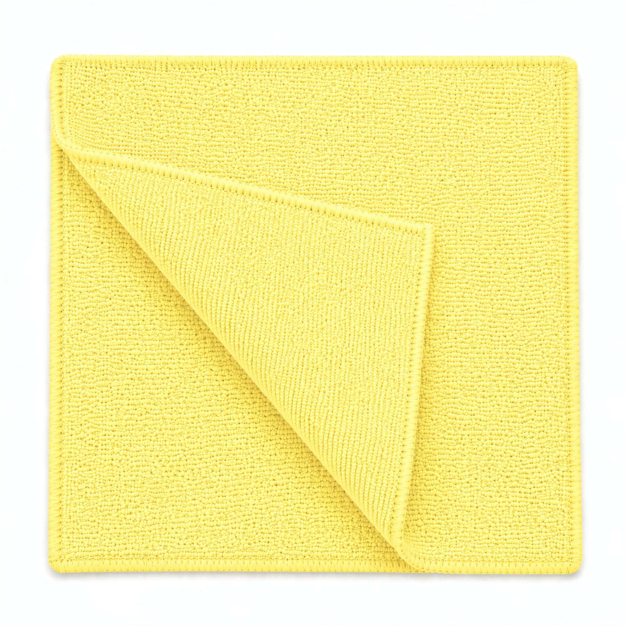 40x40cm Mikrofiberklud Gul 10 Stk