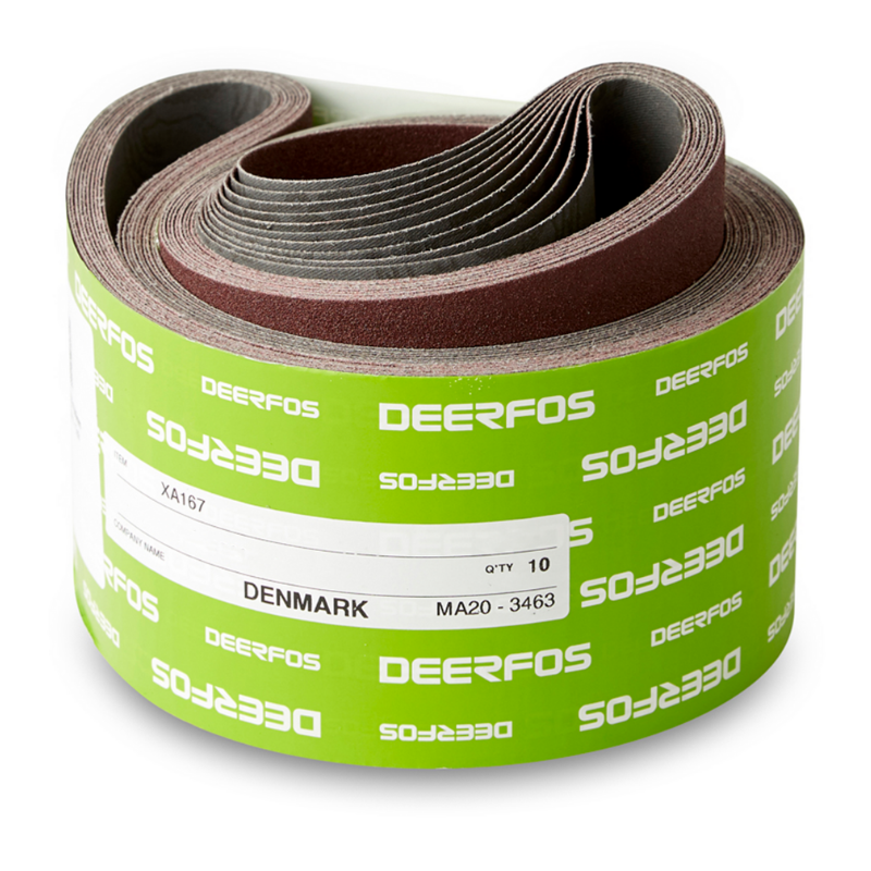 100x1600mm Lærreds Slibebånd  Korn P40