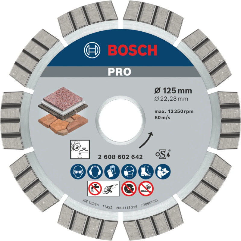 Bosch Diamantskive 125mm Best Stone 2608602642