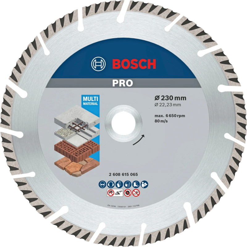 Bosch Diamantskive Std Universal 230x22 23mm 2608615065