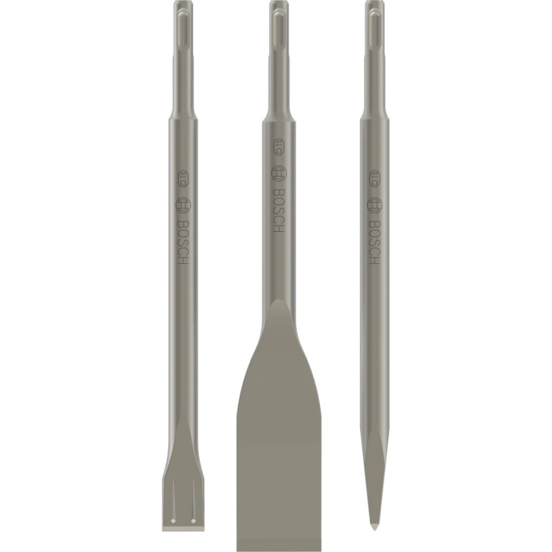 Bosch Fladmejselsæt Sds-plus 3stk 2607019159