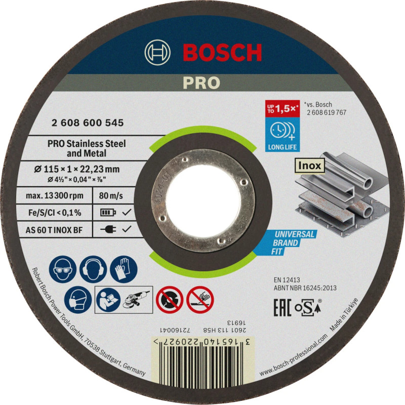 Bosch Rapido Skæreskive 115       Mm 2608600545