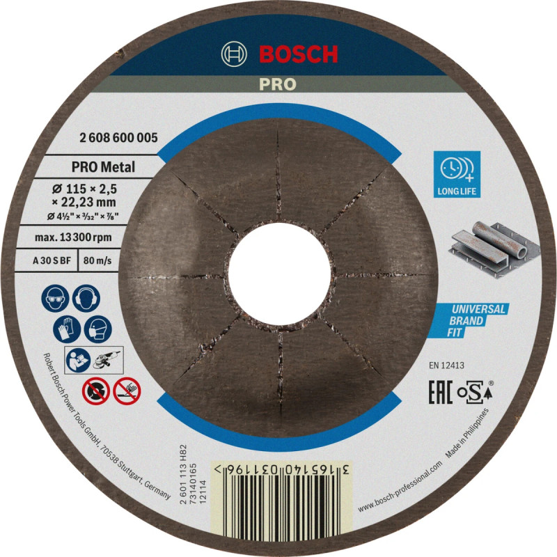 Bosch Skæresk 115 Stål 2608600005
