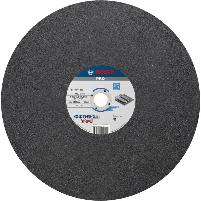 Bosch Skæreskive Exp Metal 355x25 4x2 8mm 2608601238