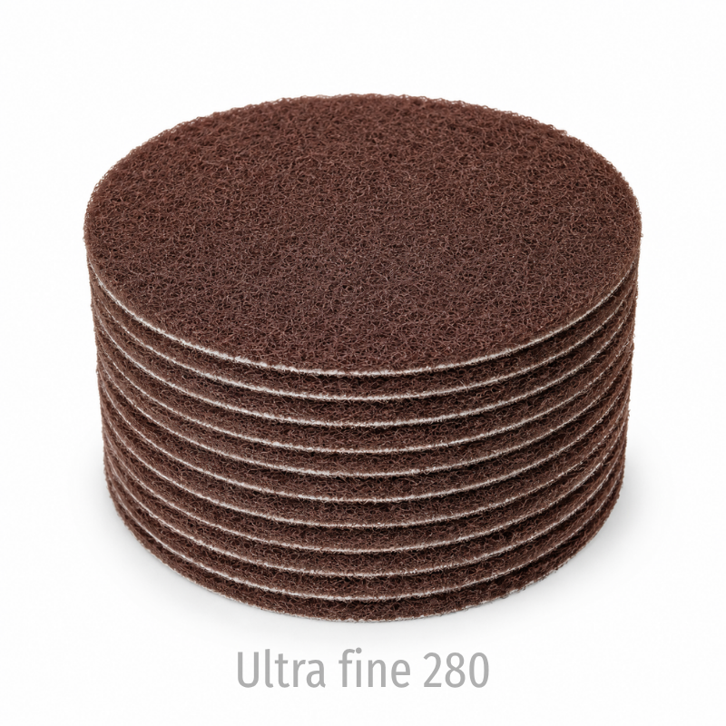 Haftfixâ -fleecerondel ø150mm 10 Stk Korn Ultra Fine 280