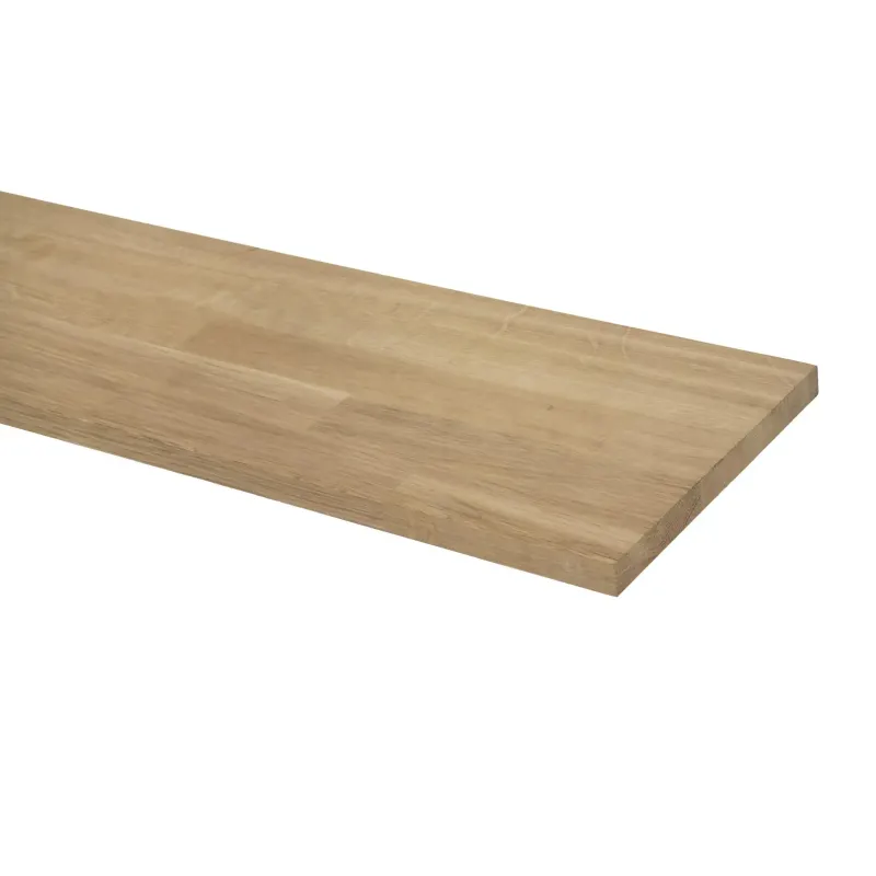 Hylde Massivtræ Eg  Ubehandlet 1000x200x18 Mm