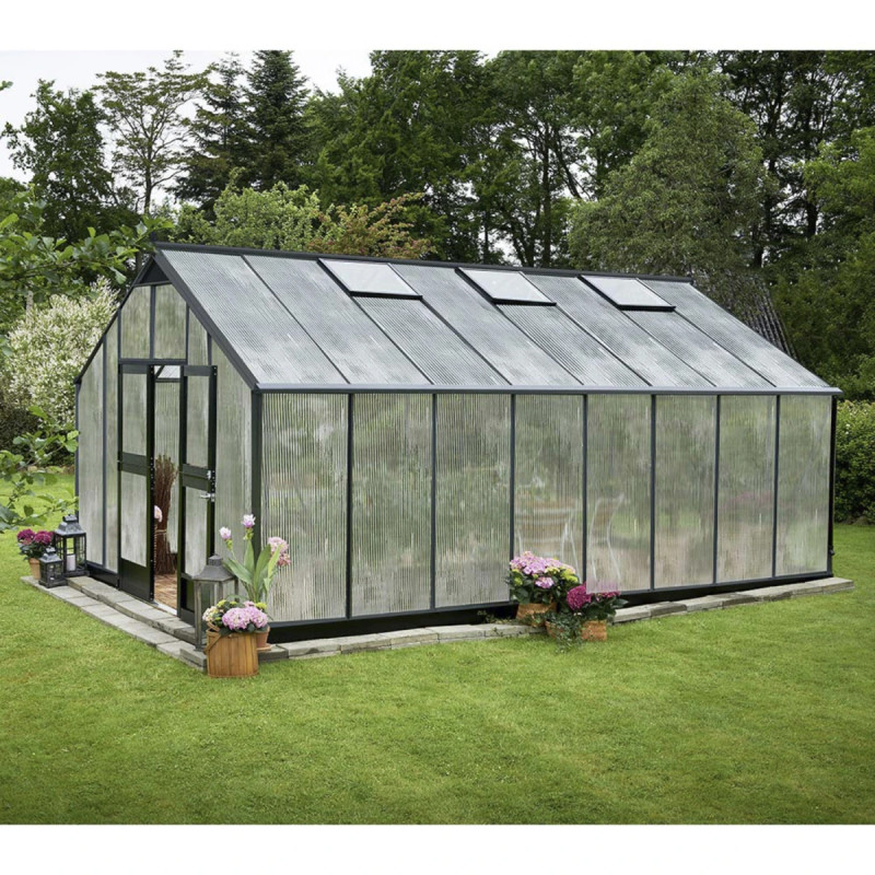 Juliana Gartner 21   Mâ  Antracitgrå    10 Mm Polycarbonat