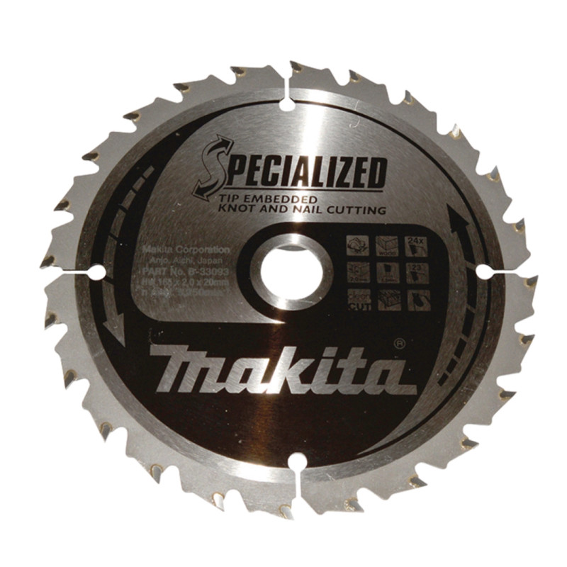 Makita Hm Klinge 165x20x24z  -33093