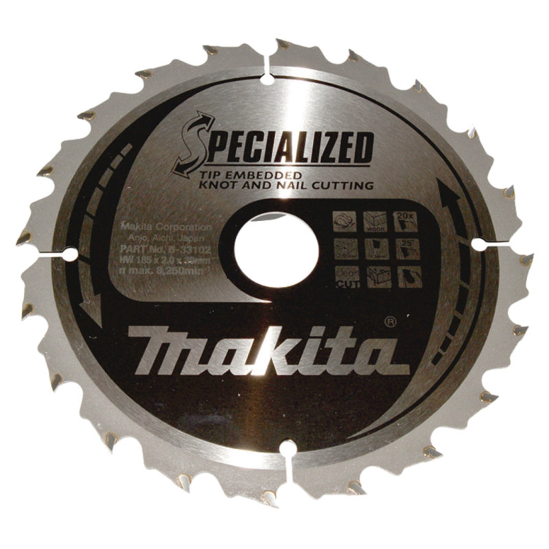 Makita Hm Klinge 185x30x20z  -33102