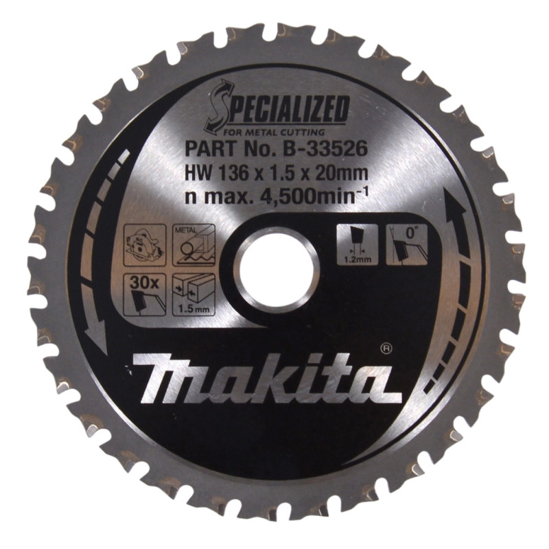 Makita Hm Klinge 136x20x30z  -33526
