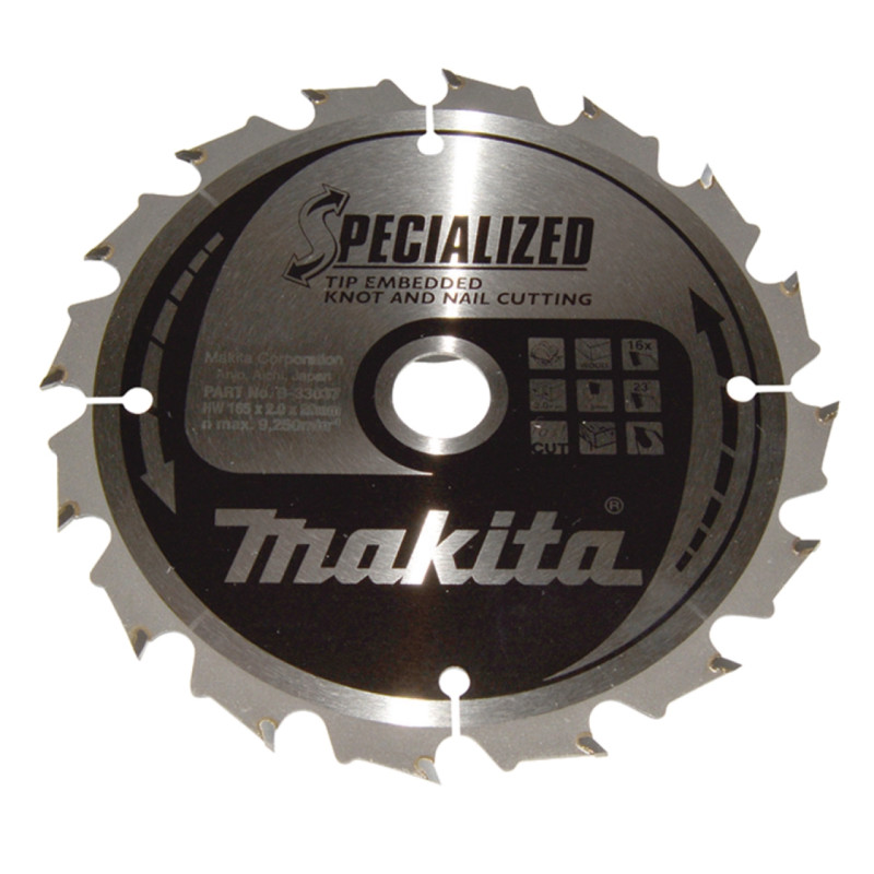 Makita Hm Klinge 165x20x16z  -33037